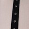 Black Cotton Grommet Tape 0.75" Twill Trim with Silver Eyelets for Sewing & Crafts
